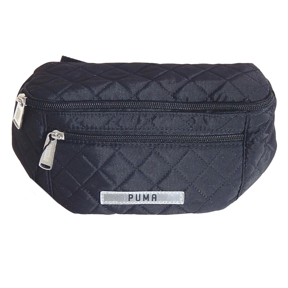 PUMA • Quilted Black Belt Bag
